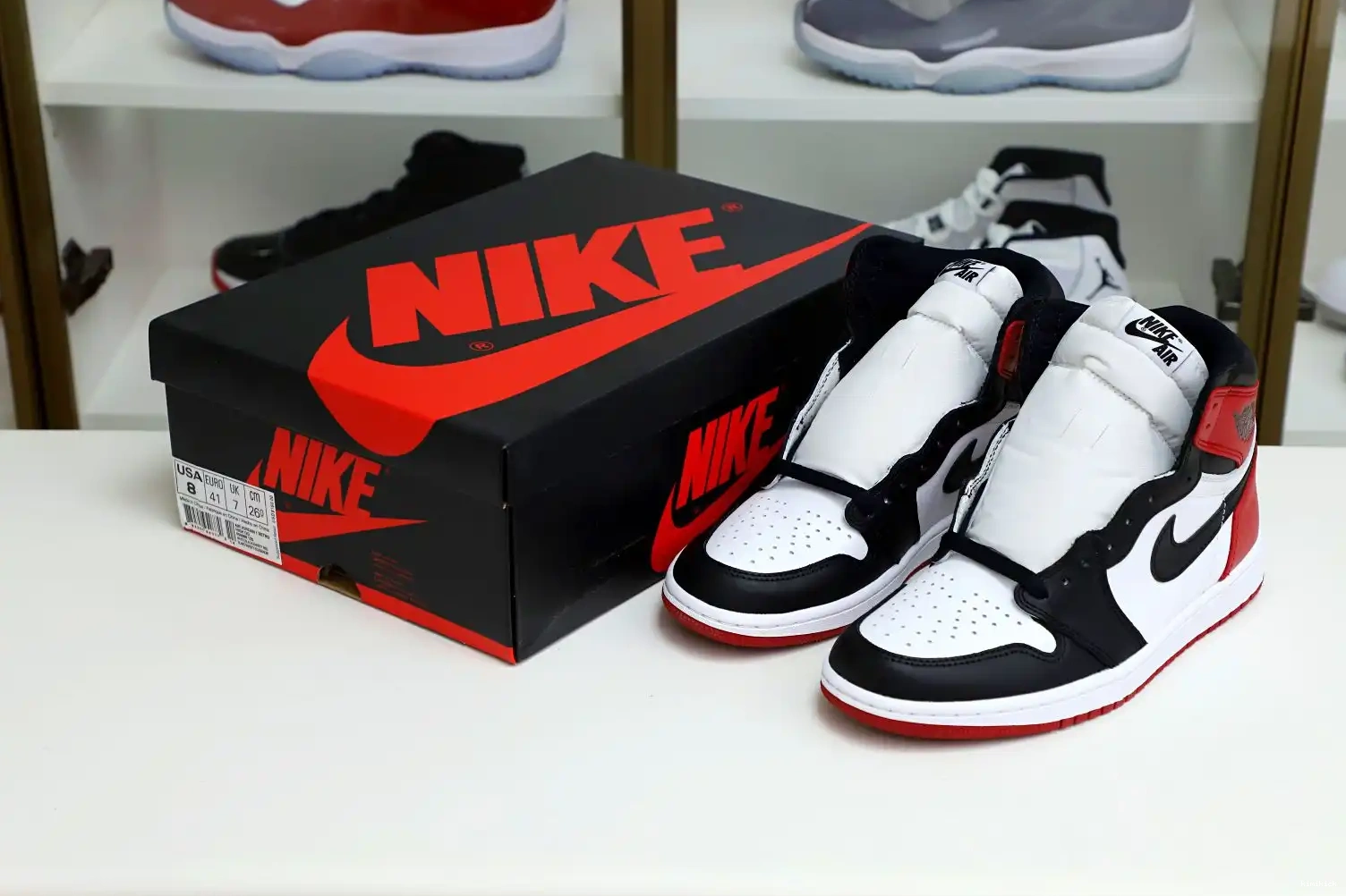 (2016) Retro Kimikick Jordan Black 1 Toe Air 0602